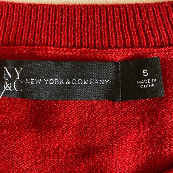 Killer New York and Company Rainbow stripped sweater NEW - Picture 7 of 8